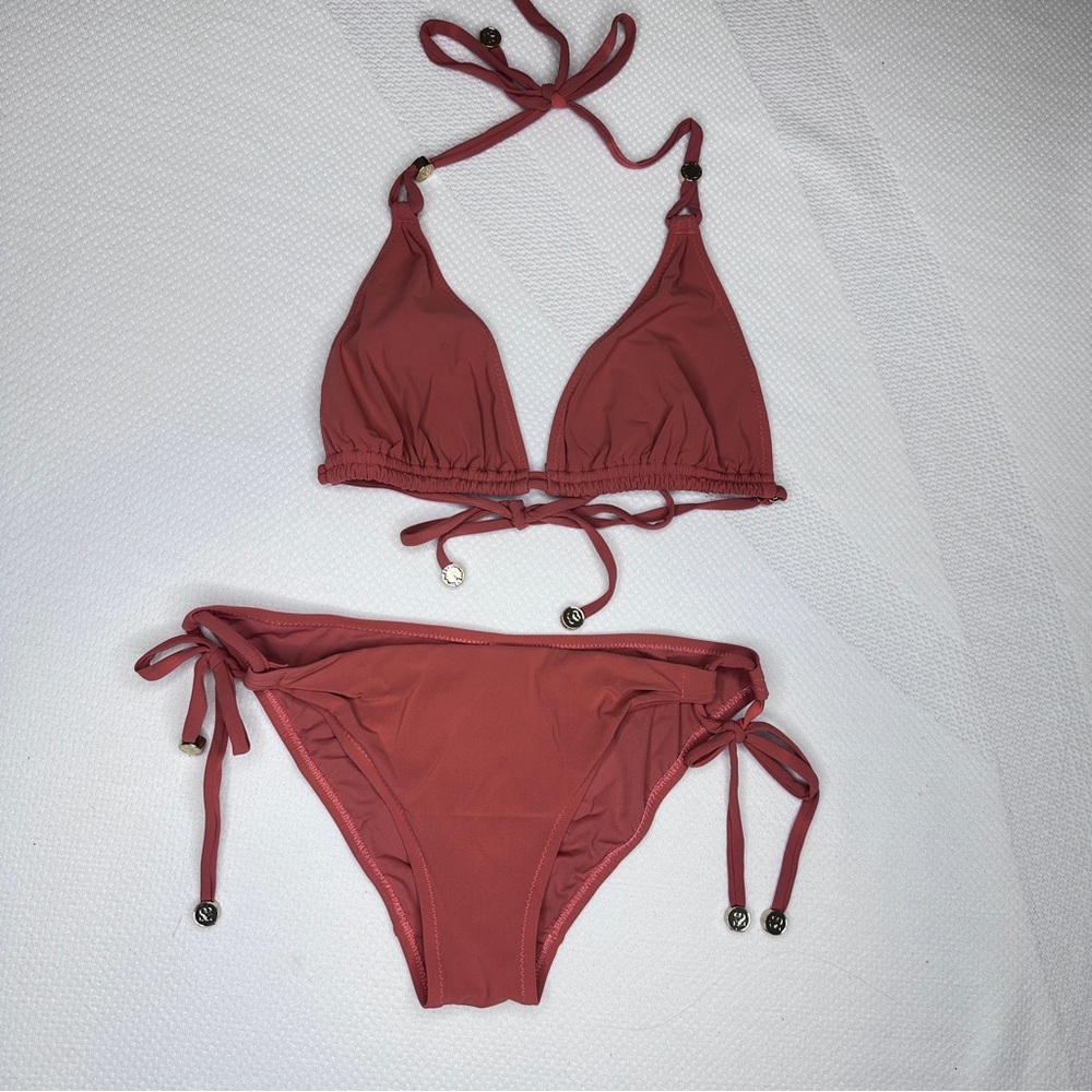 SHAN triangle Rust Bikini Set